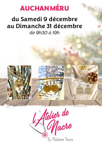 L'atelier de nacre s'installe dans la galerie Auchan à Méru